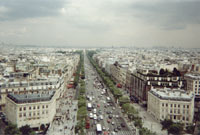 Paris from the Arc De Triumph